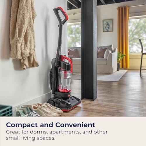 Bissell CleanView Compact Upright Vacuum, Lightweight Design for Apartments & Dorms, Powerful Suction with Removable Extension Wand & Scatter-Free Technology, 3508
