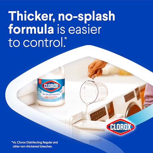 Clorox No Splash Bleach, 77 Fluid Ounces (Package May Vary)