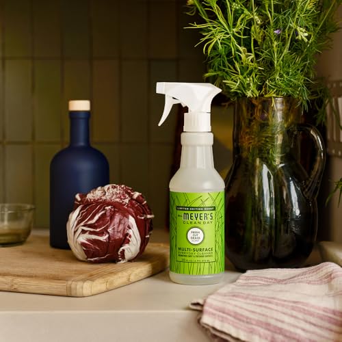 Mrs. MEYER'S CLEAN DAY Multi-Surface Everyday Cleaner, Fresh Cut Grass Scent, 16 Fl Oz Bottle - 3 Pack