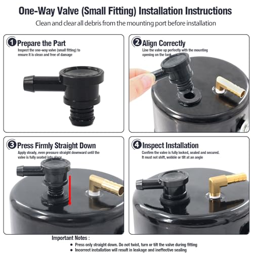 LVOUP Vacuum Reserve Canister 5 in D x 7 in L Steel Black Finish