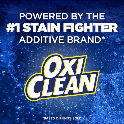 ARM & HAMMER Plus OxiClean Stain Fighters: 5-in-1 Laundry Detergent Power Paks, Laundry Stain Remover, Attacks 100 Plus Stains, Fresh Scent, 42 Count