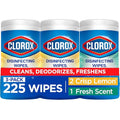Clorox Disinfecting Wipes Value Pack, Cleaning Wipes, 75 Count Each, Pack of 3 (Package May Vary)