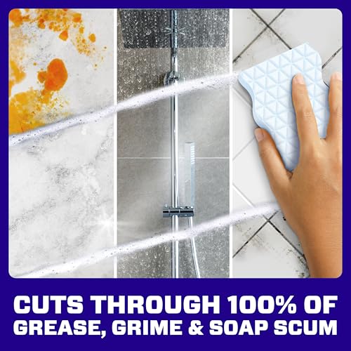 Mr. Clean Magic Eraser Foaming Sponge, All Purpose Cleaner, Dawn Cleaning Power, Wall, Sneaker, Oven Cleaner, Kitchen, Bathroom, Shower Cleaning Supplies, Scrubber, Ultra Foamy, 7ct
