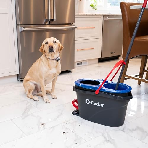 O-Cedar EasyWring RinseClean Spin Mop Microfiber Refill, 1-Pack, Blue