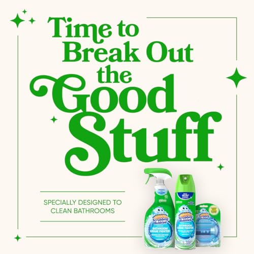 Scrubbing Bubbles Disinfectant Bathroom Grime Fighter Spray, Rainshower, 32 fl oz