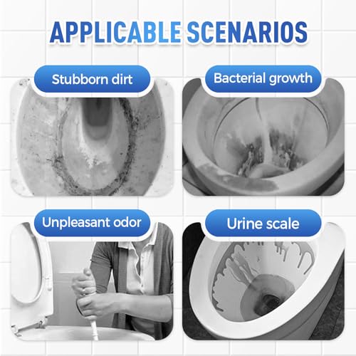 Auiepet Foam Toilet Cleaner, 2026 Upgraded Powerful Toilet Bowl Cleaner, Advanced Bathroom Cleaner for Home, Powerful Instant Bowl Cleaners for Toilets Squatting Pans (1)