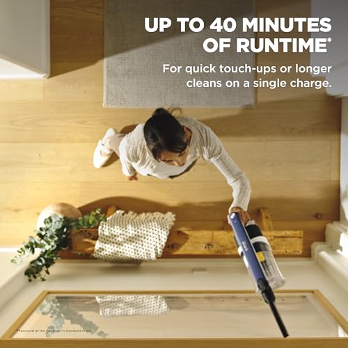 Shark® Cordless Pet, Cordless Lightweight Stick Vacuum Cleaner, Self Cleaning Brushroll, 40 Min Runtime, Removable Handheld, XL Dust Cup, Moonlight Blue, IY143H (2026 Release)