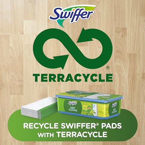 Swiffer Sweeper Wet Mopping Pad Refills for Floor Mop Gain Scent 24 Count