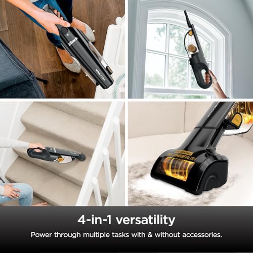 Shark UltraCyclone™ Pet Pro Plus Cordless Hand Vacuum, Powerful Suction, Handheld Vacuum for Car & Home, Pet Power Brush, Crevice Tool, Scrubbing Brush, XL Dust Cup, Black, CH951