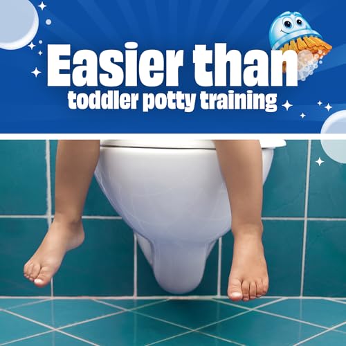 Scrubbing Bubbles Easy Clean Foaming Toilet Bowl Cleaner, Easy Toilet Drop In Powder Pouches, 100g (5 Pouches)
