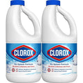 Clorox Splashless Disinfecting Bleach Cleaner, 2 Pack Regular Concentrated Liquid Bleach, Removes Mold, Mildew and Stains, Whitens, for Multi Purpose Cleaning and Laundry, 40 oz Bottles