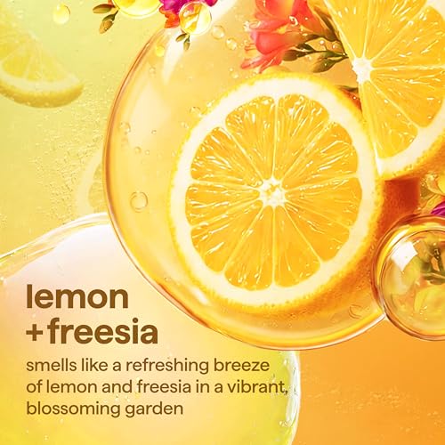 Method All-Purpose Cleaner Spray, Lemon + Freesia - Cuts Grease & Grime on Counters, Glass, Sealed Wood & Floors, for Kitchen & Bathroom, 28 fl oz, 4 pack