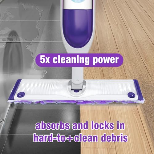 25 Pack Power Mop Refill Pads for Swiffer Power Mop, Disposable Spray Wet Pads Refill for Swiffer PowerMop Multi-Surface Mopping Pad,Mop Head Replacement for Floor Cleaning
