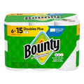 Bounty Paper Towels Select-A-Size, White, 6 Double Plus Rolls = 15 Regular Rolls