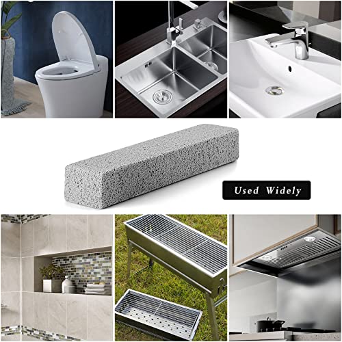 Lenicany 6Pack Pumice Stone for Toilet Cleaning Bowl Stick,Powerfully Cleans Hard Water Rings, Calcium Buildup & Stains, Suitable for Cleaning Toilet, Bathtubs, Kitchen Sink, Grill