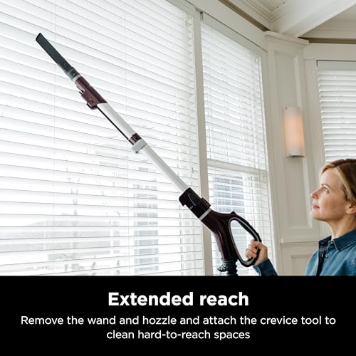 Shark NV752 Rotator Powered Lift-Away TruePet Upright Vacuum with HEPA Filter, Large Dust Cup Capacity, LED Headlights, Upholstery Tool, Perfect Pet Power Brush & Crevice Tool, Bordeaux