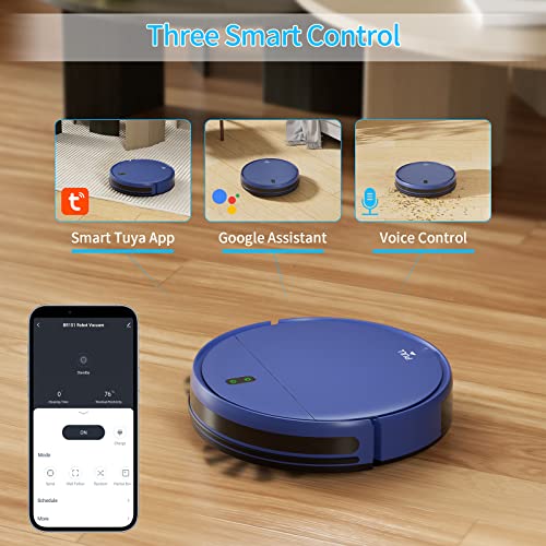 Robot Vacuum and Mop Combo, 2 in 1 Robot Mop and Vacuum, Robotic Vacuum Cleaner with WiFi/App, 2000Pa Suction, 230ML Water Tank, Self-Charging, Slim, Ideal for Hard Floor, Low Pile Carpet, Pet Hair
