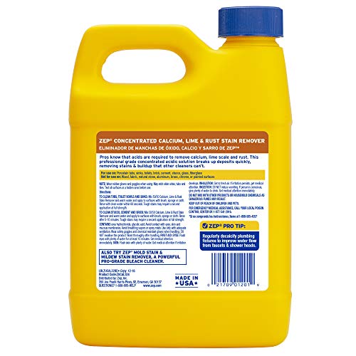 Enforcer ZUCAL32 32-Ounce Zep Calcium Lime and Rust Remover