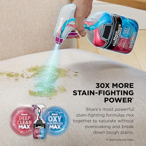 Shark EveryMess Ultra-Powerful 3-in-1 Wet Vac, Dry Vac, & Stain Eliminator with StainForce Technology, Perfect for Homes, Pets, and Cars, 3 Accessories and Cleaning Solution, Gray, VX101