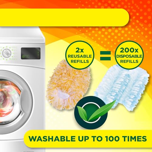 Millifiber 360° Reusable Duster Refills for Swiffer Hand Dusters (4-Pack)