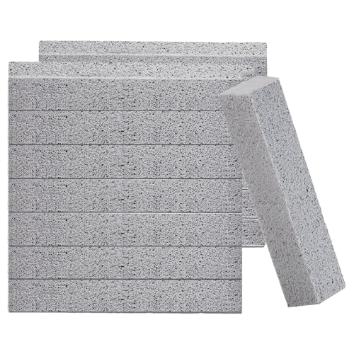 14 Pack Pumice Stone for Toilet Bowl Cleaning, Powerfully Cleans Hard Water Rings, for Cleaning Toilets, Bathtubs, Grills, Swimming Pools, Sinks