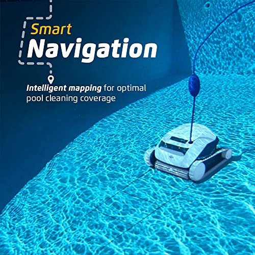 Dolphin E10 Automatic Robotic Pool Vacuum Cleaner, Active Scrubber Brush, Top Load Filters Access
