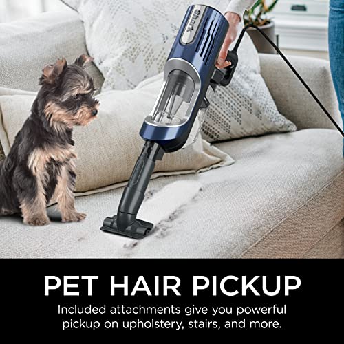 Shark HZ600C Ultralight Pet Pro Corded Stick Vacuum with PowerFins & Self-Cleaning Brushroll, Perfect for Pets, Converts to Hand Vacuum, Pet Power Brush, Crevice & Upholstery Tools, (Renewed)