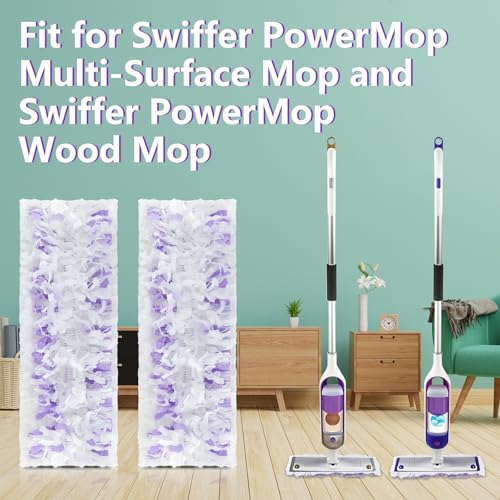 30 Count Disposable for Swiffer Power Mop Refills, Power Mop Pads for Swiffer Power Mop, Compatible with Swiffer Power Mop & for Swiffer Power Mop Solution for Floor Cleaning