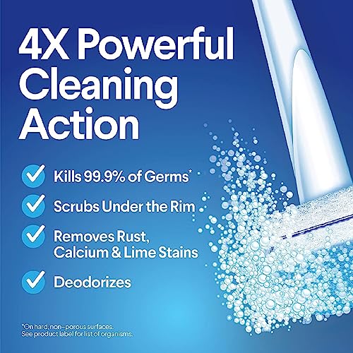 Clorox ToiletWand Toilet Cleaning Refills, Spring Cleaning Essential, Disinfecting Scrubbing Pads, Rainforest Rush, 30 Count
