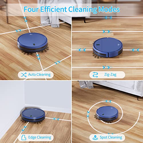 Robot Vacuum and Mop Combo, 2 in 1 Robot Mop and Vacuum, Robotic Vacuum Cleaner with WiFi/App, 2000Pa Suction, 230ML Water Tank, Self-Charging, Slim, Ideal for Hard Floor, Low Pile Carpet, Pet Hair