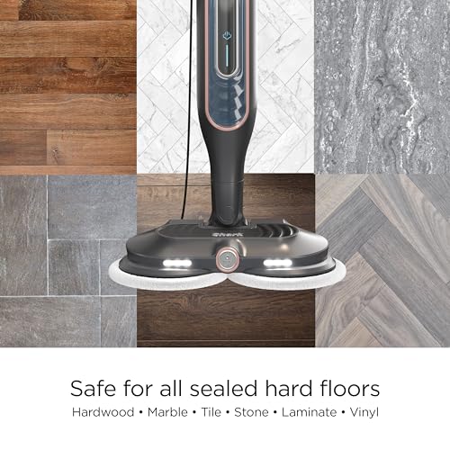 Shark Steam Scrubbing Sanitizing Blaster Mop S7201 Gray/Rose Gold WS1