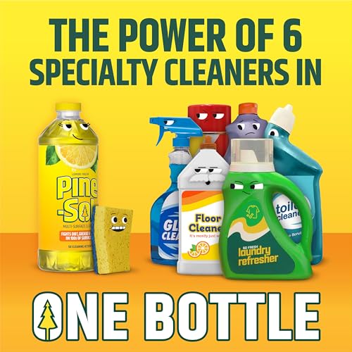 Pine-Sol Multi-Surface Cleaner, Lemon Fresh, 24 Fluid Ounces (Package May Vary)