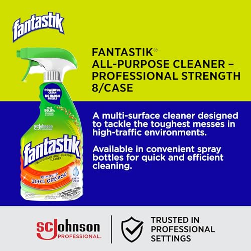 Fantastik Scrubbing Bubbles Heavy Duty All Purpose Cleaner, 32 fl oz (Pack of 8)