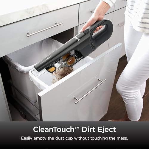 Shark UltraCyclone™ Pet Pro Plus Cordless Hand Vacuum, Powerful Suction, Handheld Vacuum for Car & Home, Pet Power Brush, Crevice Tool, Scrubbing Brush, XL Dust Cup, Black, CH951