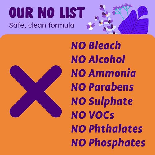 Originally Yellow Lavender distilled white vinegar for cleaning purpose Spray | Cleaning Vinegar For home | Living Room, Bathroom, & Kitchen | Plant-Derived All Purpose Cleaner Spray | 3 Pack