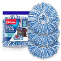 O-Cedar RinseClean Spin Mop Microfiber Refill, 1 CT (Pack of 3)