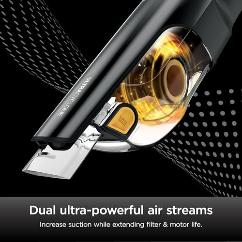Shark UltraCyclone™ Pet Pro Plus Cordless Hand Vacuum, Powerful Suction, Handheld Vacuum for Car & Home, Pet Power Brush, Crevice Tool, Scrubbing Brush, XL Dust Cup, Black, CH951