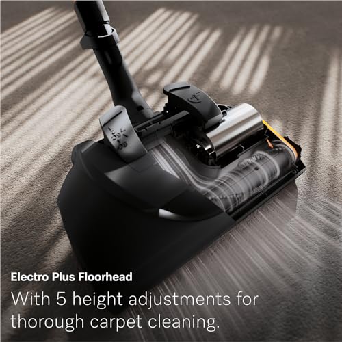 Miele Guard L1 Bagged Canister Vacuum Cleaner with AirClean Filter, Electro Plus Floorhead, AllTeQ Universal Floorhead, LED Display Panel, in Nordic Blue/Space Grey