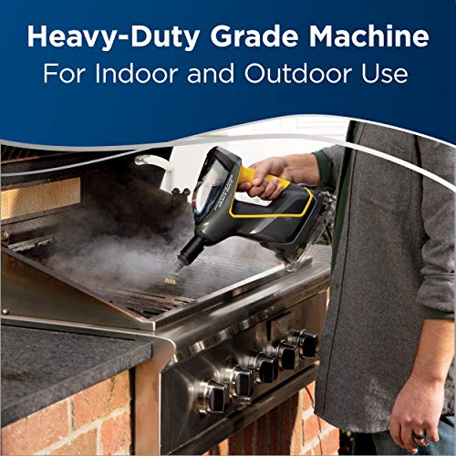 BISSELL PowerSteamer Heavy Duty 3-in-1 Steam Mop and Handheld SteamShot for Indoor & Outdoor, use for Garage, Workshop, Auto, Boat, Recreational Vehicles, Windows,Outdoor Furniture and Decks, 2685A