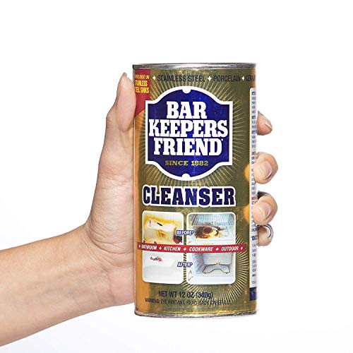 Bar Keepers Friend Powdered Cleanser 12-Ounces (1-Pack) (Packaging May Vary)