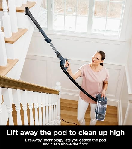 Shark Detect Performance Lift-Away Advanced Upright Vacuum with DuoClean, Odor Neutralizer Technology, Anti-Allergen Technology, Direction Detect, LED Headlights, 3 Cleaning Tools (Renewed)