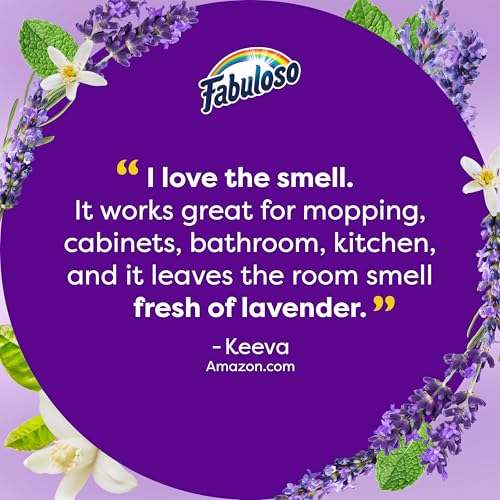 Fabuloso Multi-Purpose Cleaner & Floor Cleaner, 2X Concentrated, Lavender Scent, 56 fluid ounces