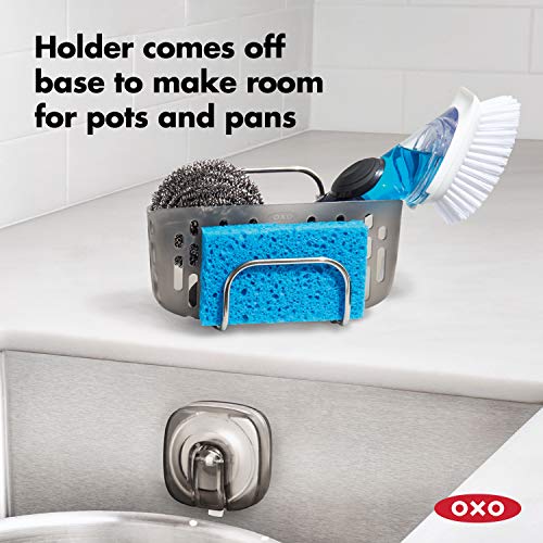 OXO Good Grips Stronghold Suction Sinkware Organizer - Gray, One Size