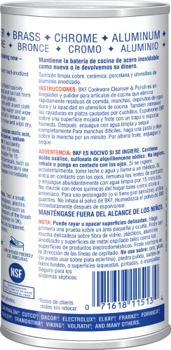 Bar Keeper's Friend COOKWARE CLEANER/POLISH 12 oz Can (2-pack)