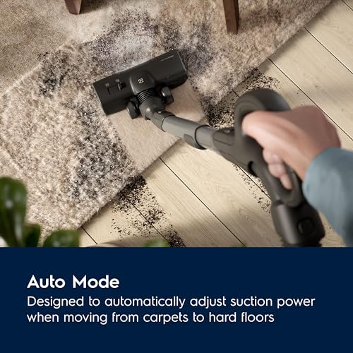 Electrolux Ultimate800 Bagged Canister Vacuum with LED Lights, HEPA Filtration, 21 Foot Cord, 3 in 1 Attachment Nozzle and 4 Position Storage Options