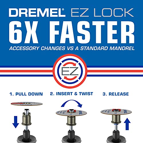 Dremel EZ472SA 120-Grit Detail Medium Abrasive Brush