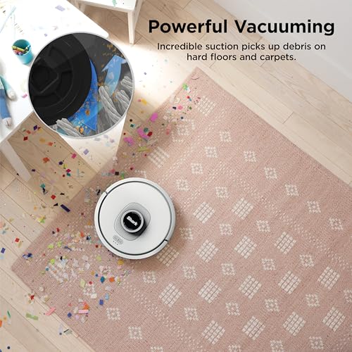 Shark Matrix Clean | Robot Vacuum Cleaner with Powerful Suction for Pet Hair, Rugs, Carpets & Hard Floors | Self-Empty Base | 60-Day Capacity | Voice Control | LiDAR Navigation | Cool Grey | AV2511AE