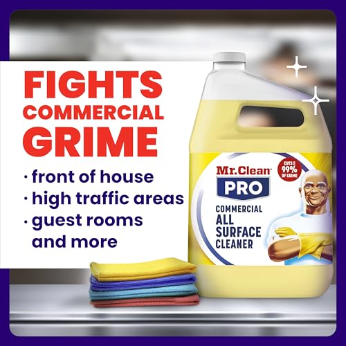 Mr. Clean PRO All Surface Cleaner, Commercial Cleaning Spray, Refillable, 32 fl oz (Case of 6)