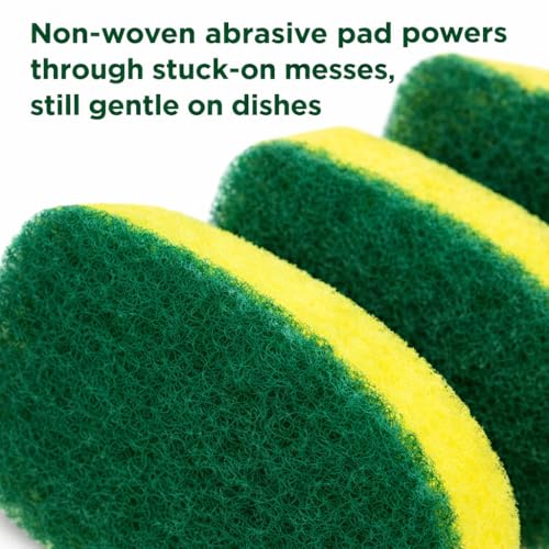 LIBMAN Dish Wand Refills - 3 Pk Dish Wand Sponge Refills - Durable - Non Scratch - Dishmatic Compatible, Fits Dishmatic Dishwands