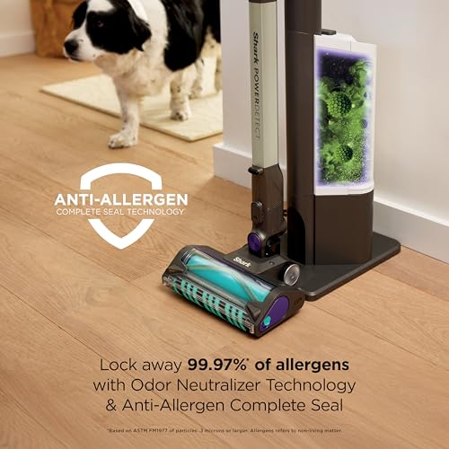 Shark PowerDetect Clean & Empty Cordless Stick Vacuum | Powerful Suction, HEPA Filtration | Carpet & Hard Floor | Portable for Pet Hair | Dark Gray | IP3251